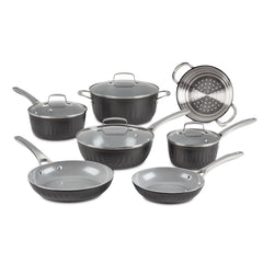 11-Pc Color Impressions Ceramic Nonstick Set
