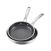 FusionPlus™ Stainless Steel 2-Pk Skillets (8" & 10")