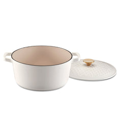 Earth & Essence 5 Qt. Casserole with Cover - Honeycomb Design