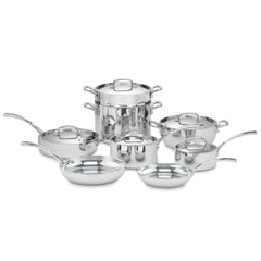 French Classic Tri-Ply Stainless Cookware 13 Piece Set