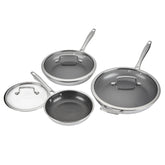 FusionElite+™ Nonstick Tri-Ply Stainless Steel 6-Pc Skillet Set