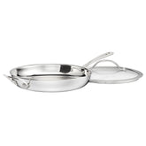 PureClad™ Triple-Ply 12" Stainless Steel Skillet with Helper Handle and Cover
