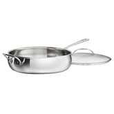 PureClad™ Triple-Ply 5.5 Qt. Stainless Steel Sauté Pan with Helper Handle and Cover