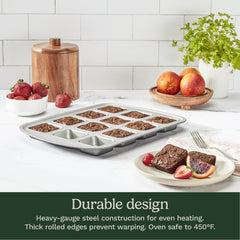 Chef's Classic™ Non-Stick 12-Cup Mini Brownie Pan