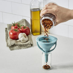 Set of 2 Collapsible Silicone Funnels