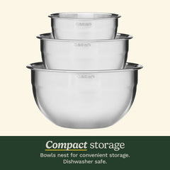 Stainless Steel Mixing Bowls with Lids