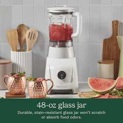 Hurricane® 48 oz Glass Jar Blender