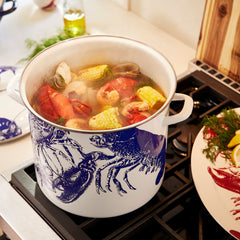 Caskata™ 16 Qt. Enamel on Steel Stockpot with Cover