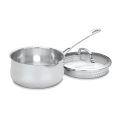 Contour® Stainless 2 Qt. Pour Saucepan with Cover