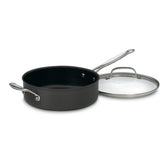 Chef's Classic™ Nonstick Hard Anodized 5.5 Quart Sauté Pan with Helper Handle & Cover