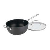 Chef's Classic™ Nonstick Hard Anodized 4 Qt. Chef's Pan with Helper Handle & Cover