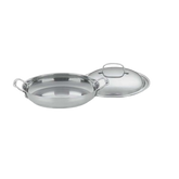 Chef's Classic™ Stainless 12" Everyday Pan with Medium Dome Cover
