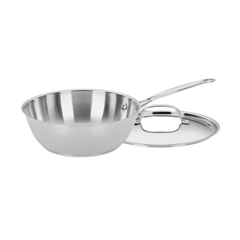 Chef's Classic™ Stainless 3 Quart Chef's Pan with Cover