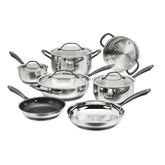 Radiant Pro Stainless with Brushed Titanium Finish 11-Pc Set