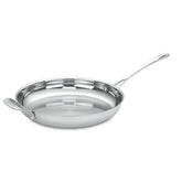 Contour® Stainless 12" Skillet with Helper Handle