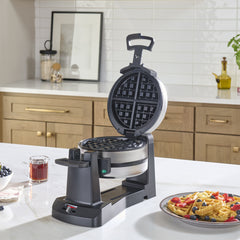 Double Flip Belgian Waffle Maker