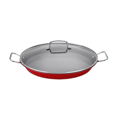 15″ Paella Pan with Glass Lid