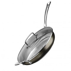 12" Skillet with Helper Handle & Cover