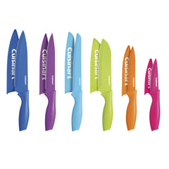 12pc Ceramic-Coated Knife Set