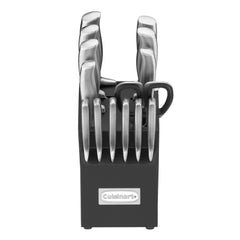 15 piece German Stainless Steel Hollow Handle Knife Block Set