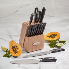 Nitrogen 15 Piece Cutlery Knife Block Set