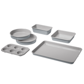 6-Pc Culinary Collection Ceramic Nonstick Bakeware Set - Gorgeous Gray