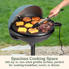 2-in-1 Indoor/Outdoor Electric Griddle