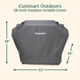 28" Outdoor Griddle Cover
