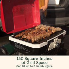 Petite Gourmet Portable Gas Grill with VersaStand