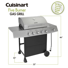 Five Burner Gas Grill