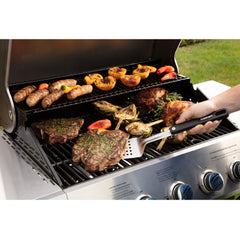 4 Piece Ash Wood Grill Tool Set