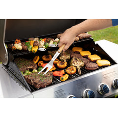 4 Piece Ash Wood Grill Tool Set