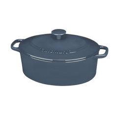 Chef’s Classic™ Enameled Cast Iron Cookware 5.5 Quart Oval Covered Casserole