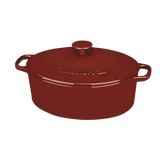Chef’s Classic™ Enameled Cast Iron Cookware 5.5 Quart Oval Covered Casserole