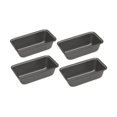 4-pc 5.5" x 2.5" Mini Loaf Pan Set