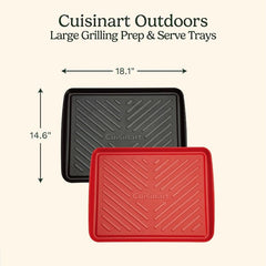 Grilling Prep and Serve Melamine Trays -Large
