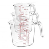 3 Piece Nesting Liquid Measuring Cup Set