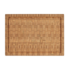 17" Reversible End Grain Bamboo Cutting Board
