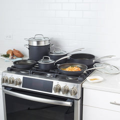 Dishwasher Safe Anodized Cookware 11 Piece Set