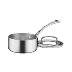 French Classic Tri-Ply Stainless 1 Qt. Saucepan with Cover