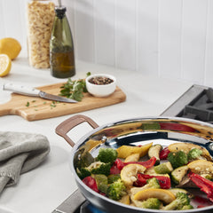 Matte Black Elegance 12” Skillet w Helper Handle