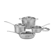 MultiClad Pro Triple Ply Stainless Cookware 7 Piece Set