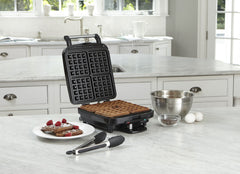 4 Slice Belgian Waffle Maker - Square