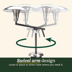 Perfect Position Propane Patio Heater