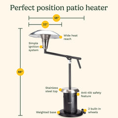 Perfect Position Propane Patio Heater