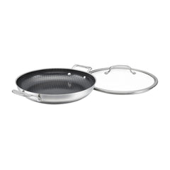 FusionPlus™ Stainless Steel 12" Everyday Pan with Lid