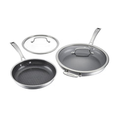 FusionPlus™ 4pc Skillet Set– 10” with Lid & 12” with Lid