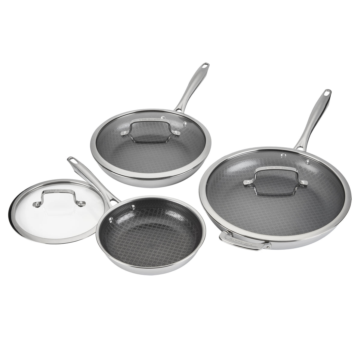 FusionElite+™ Nonstick Tri-Ply Stainless Steel 6-Pc Skillet Set