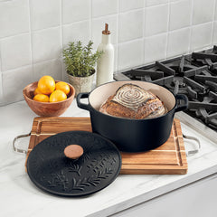 Earth & Essence 5 Qt. Casserole with Cover - Rosemary & Thyme Design