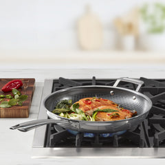 FusionElite+™ Nonstick Tri-Ply Stainless Steel  12" Skillet w/Helper